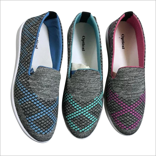 Ladies Printed Slip On Shoes