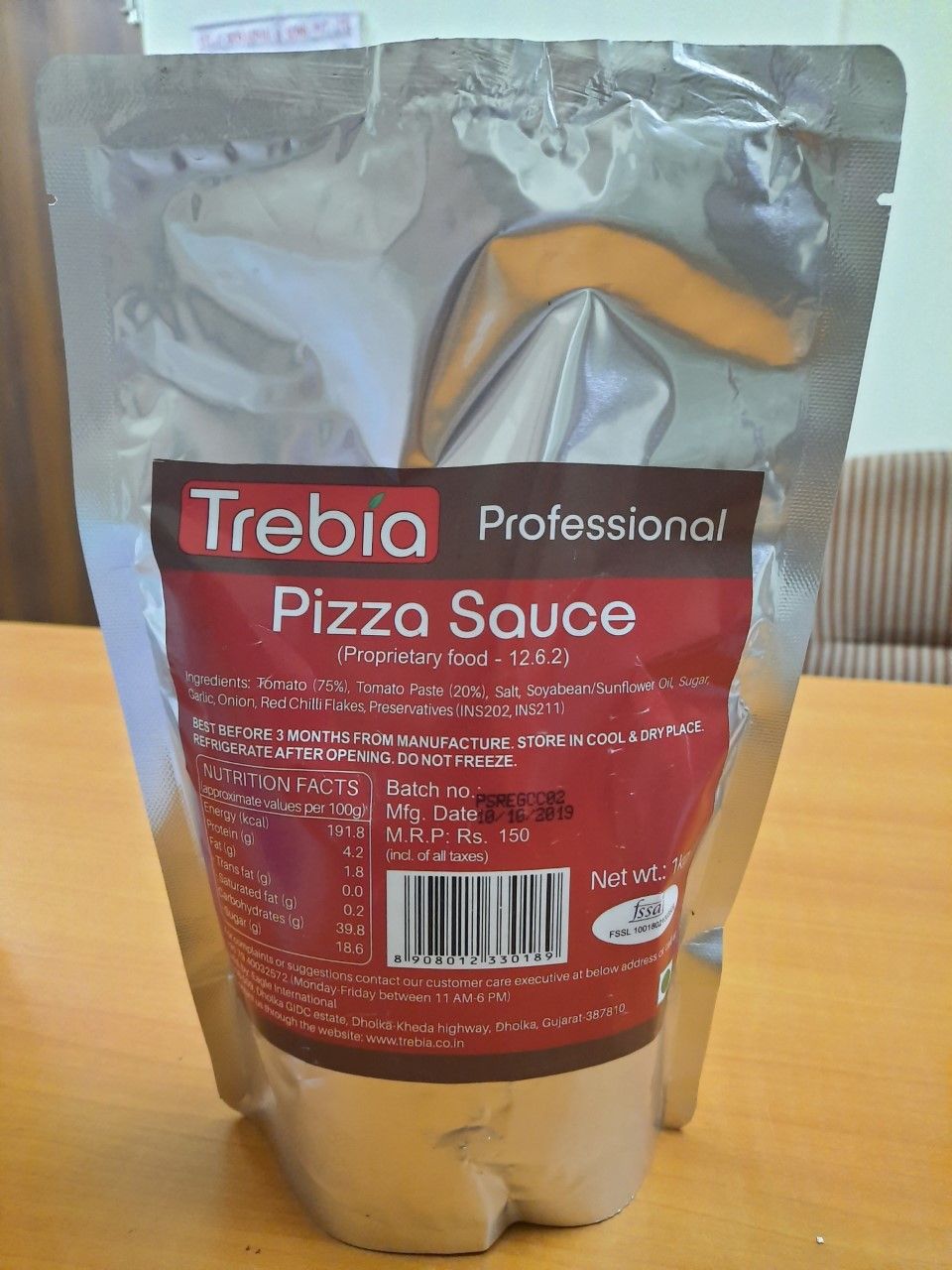 Pizza Pasta Sauce Pouch