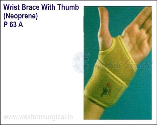 Wrist Brace With Thumb (Neoprene)