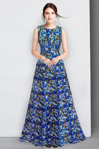 Multicolored Western Dress - Color: S To Xl