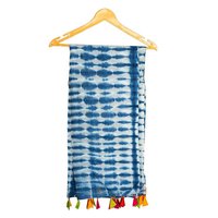 Tie Dye Indigo Blue Stole Sarongs