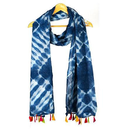 Shibori Stole And Sarongs