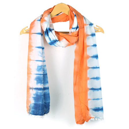 Multi Color Tie Dye Fashionable Stole
