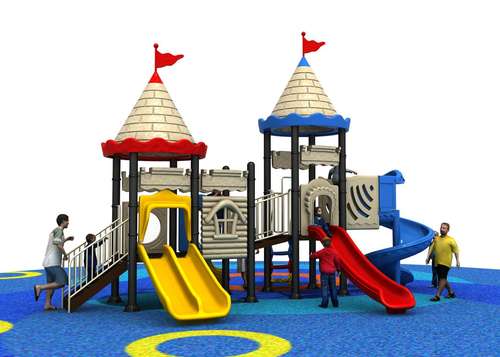 Lldpe.Pvc Leather And Galvanized Steel Tube Frame Kids Outdoor Playground