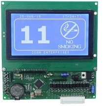 Blue Glcd Display