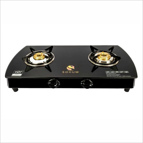 Two Burner PNG Glass Gas Stove