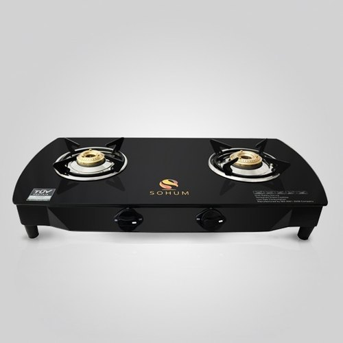 Two Burner Gas Stove With Safety Device