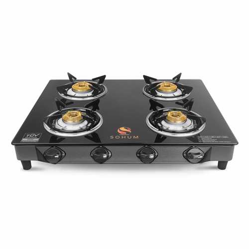Four Burner PNG Gas Stove With Safety Device