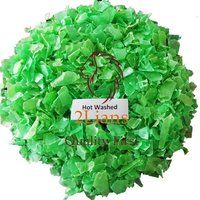 Pet Green Bottle Flakes Hot Washed Pet Flakes Waste Plastic Scrap