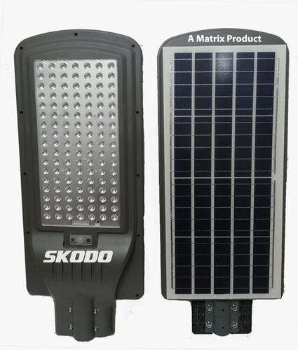 White Skodo 90W Solar Street Light