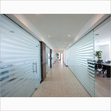 Frameless Glass Partition By DOLOMITE GLASS DESIGNS