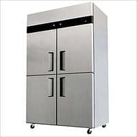 Four Door Refrigerator - 1300 Liters, Matte Silver | Stainless Steel, Digital Temperature Control, Dual Temperature Options, 1-year Warranty, Portable Design