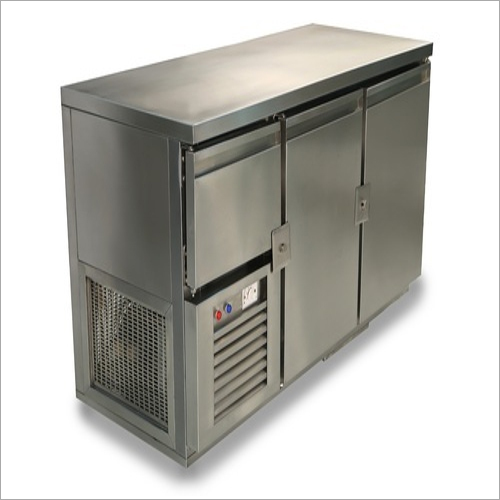 Silver Ss Table Top Refrigerator