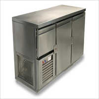 Silver Ss Table Top Refrigerator