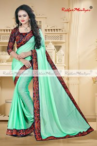 Silk Traditional Prints Banarasi Bordered Saree