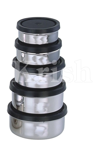 As Per Requirement Air Tight Round Lid Bowl