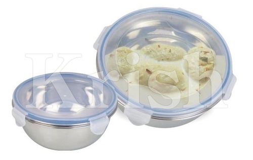 Deep Lid Bowl With Lock Cover