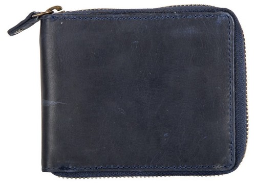 Blue Men'S Wallet