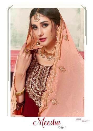 Georgette Sharara Suit Collection Application: Women Material