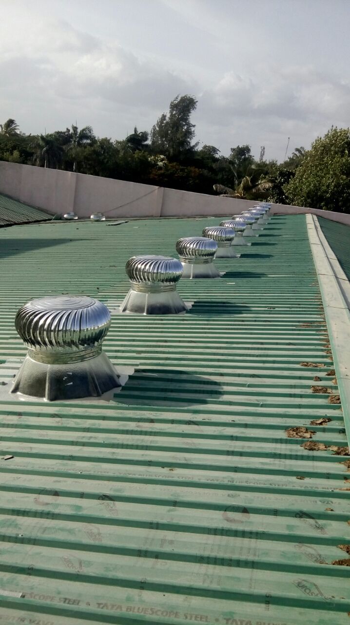 Polycarbonate Base Roof Ventilator.