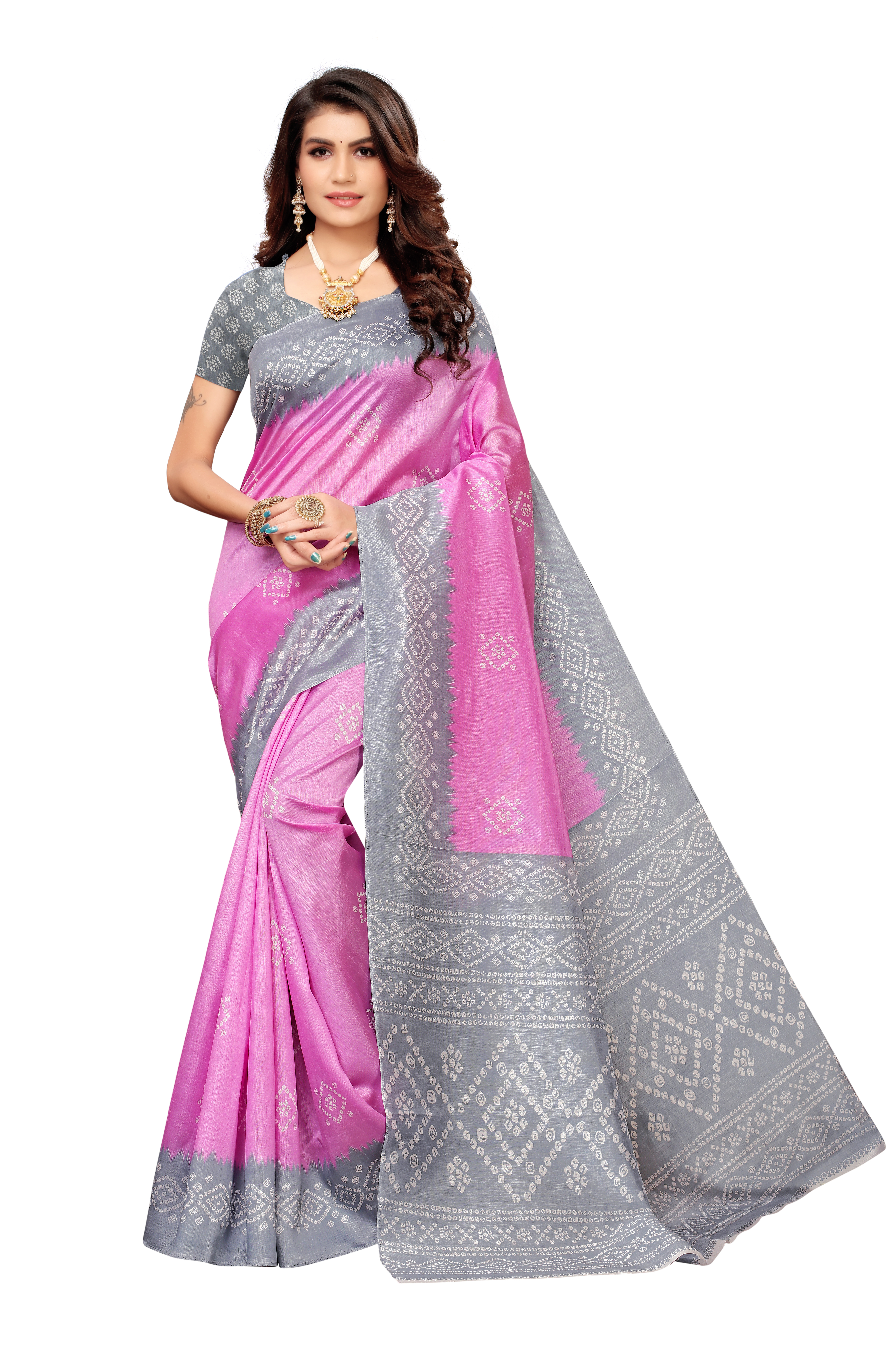 JOYA SILK PRINTED SAREE