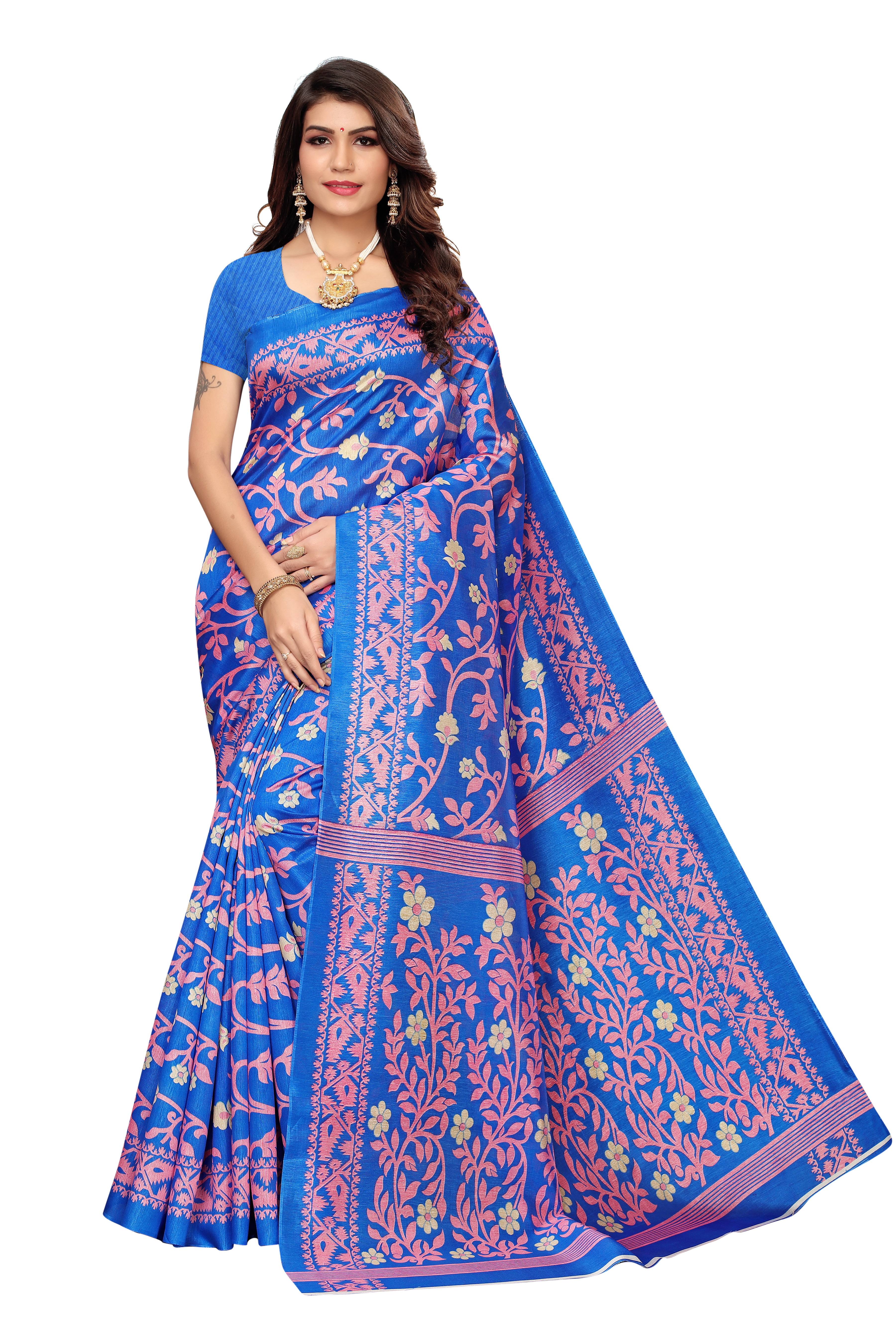 JOYA SILK PRINTED SAREE
