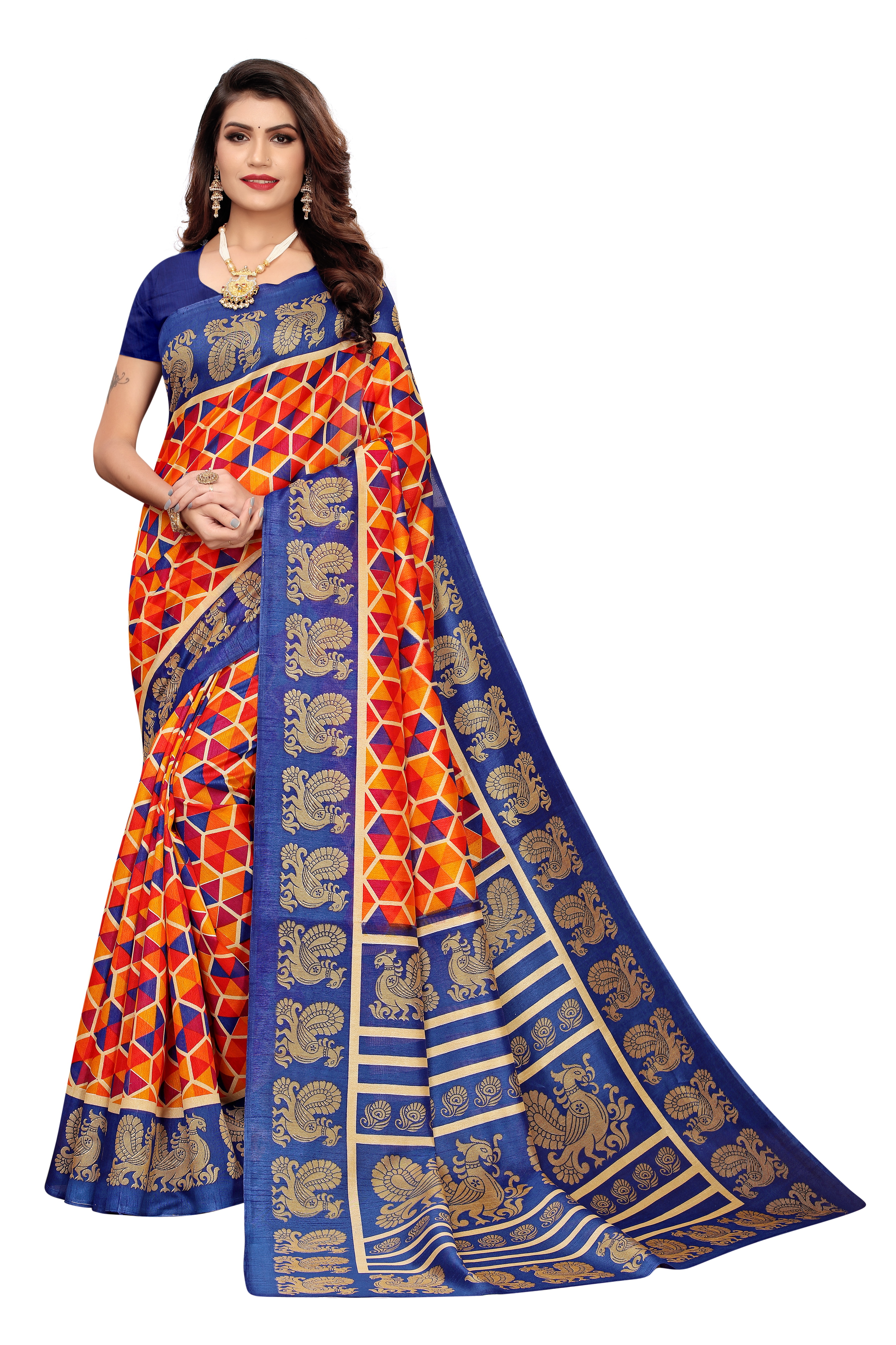 JOYA SILK PRINTED SAREE