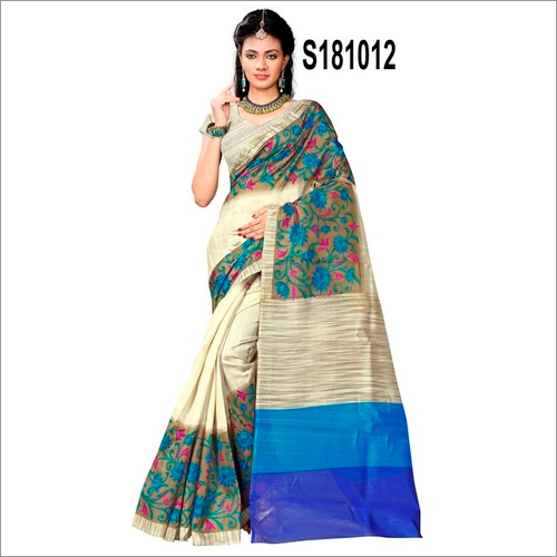 KALAMKARI MYSORE  PRINTED SILK SAREE