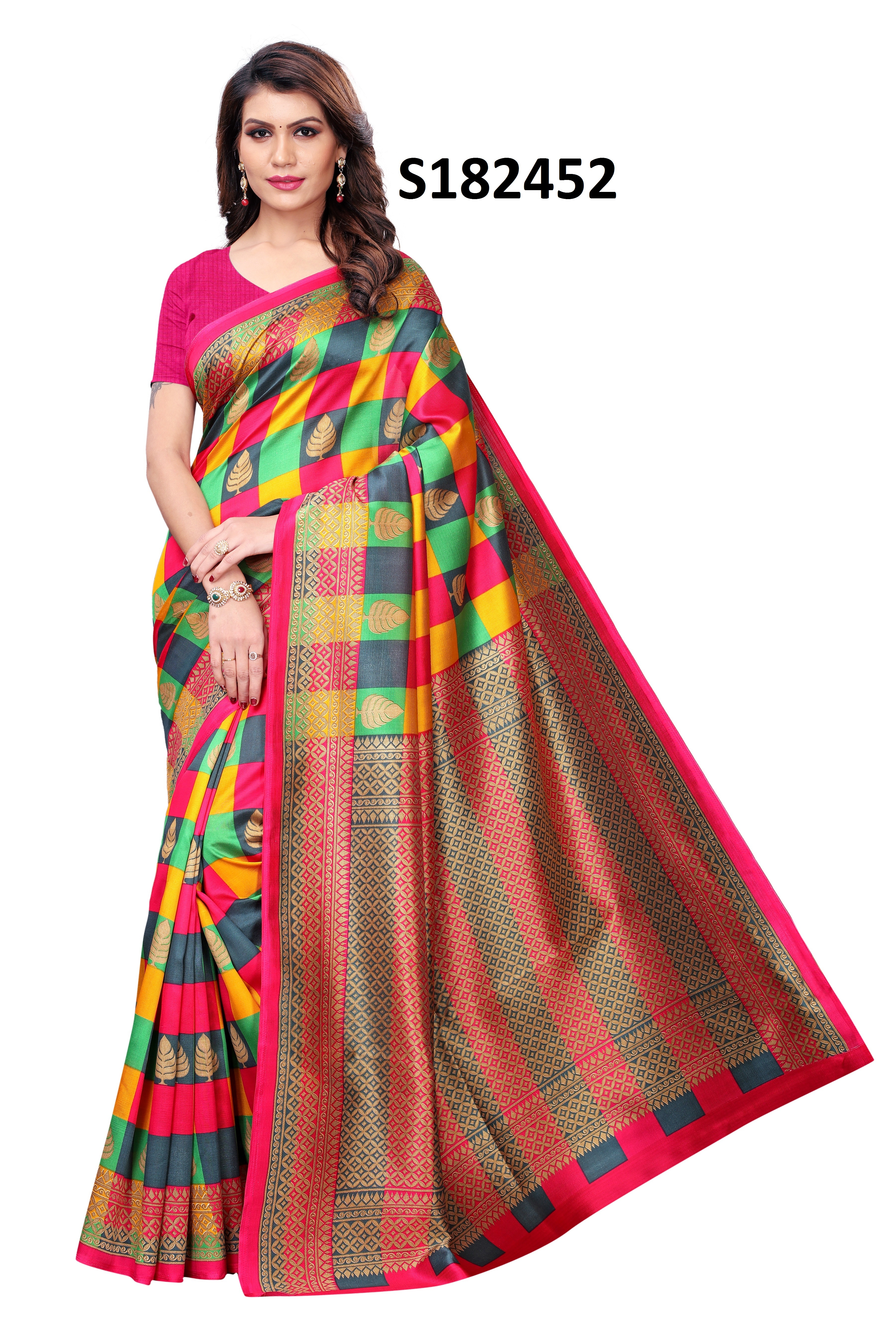 KALAMKARI MYSORE PRINTED SILK SAREE