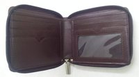 Genuine Leather Round-zip Wallet