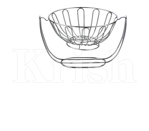 Wire Fruit Basket With Stand