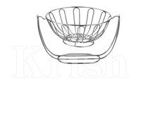 Wire Fruit Basket With Stand