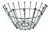 Wire Fruit Basket - 30 Cm Size, Stainless Steel Material With Customized Color Options