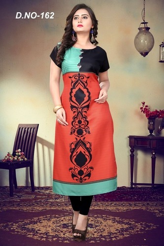 crepe kurtis