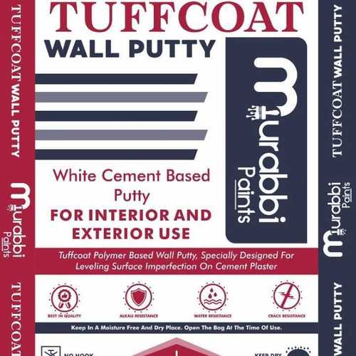 Tuffcote white cement base polymer putty