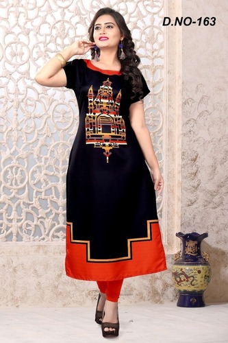 crepe kurtis