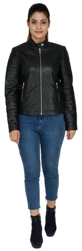 Pu Leather Ladies Jacket