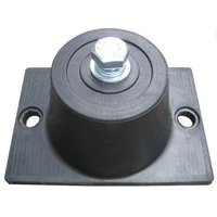 Black Rubber Mounting Pad