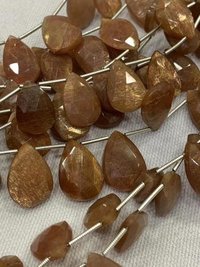 High Quality So Gorgeous Smooth Polished Heart Shape Briolettes Amazing Strong Full Flash Fire size 7-10 mm 25 pcs SUNSTONE AAAAA
