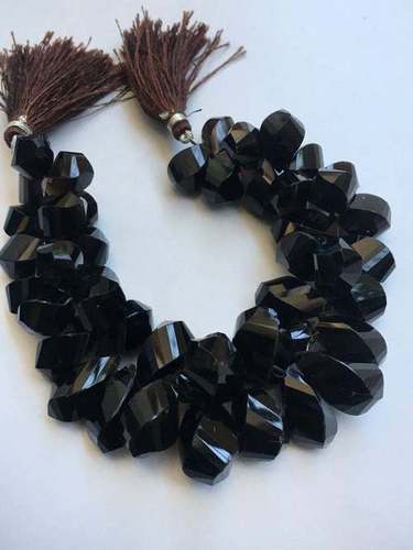 Smokey Quartz Twisted Briolette Beads,8 Inch Strand,9-11mm Approx Grade: A