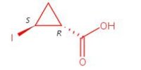 Cyclopropanecarboxylic acid,2-iodo-,(1R,2S)