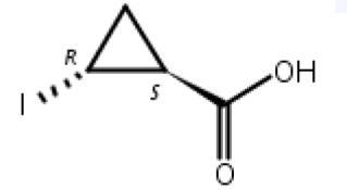Cyclopropanecarboxylic acid 2-iodo (1S 2R)