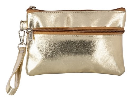 Golden Wristlet Bags