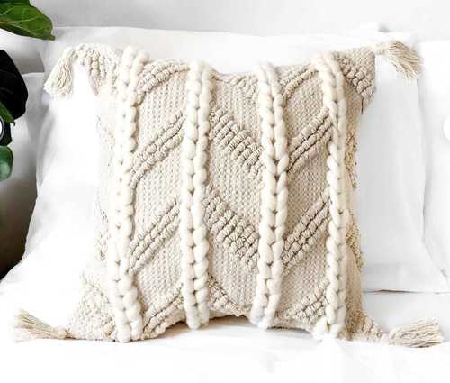 Hand woven cushion covers By HINDUSTAN HOME FURNISHINGS