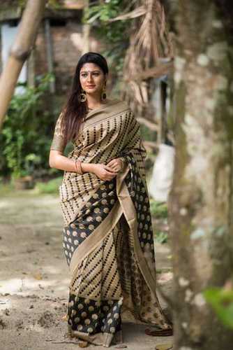 Woven Tussar Silk Saree