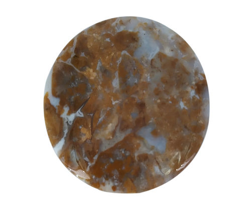 Brown Synergy Polka Dot Agate Loose Gemstone