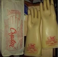 Crystal Electric Hand Glove 33KVA (Cream)