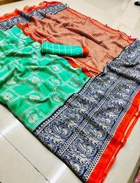 Linen With Rich Pallu Saree