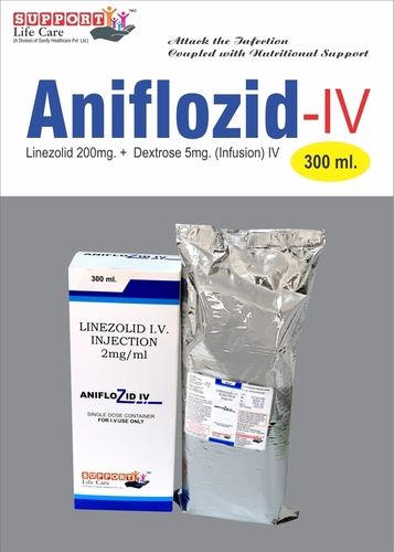 Linezolid 200mg + Dextrose 5gm/300ml