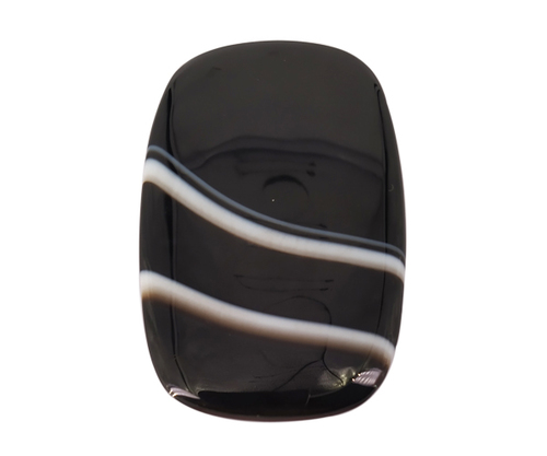 High-Class Black Banded Gemstone